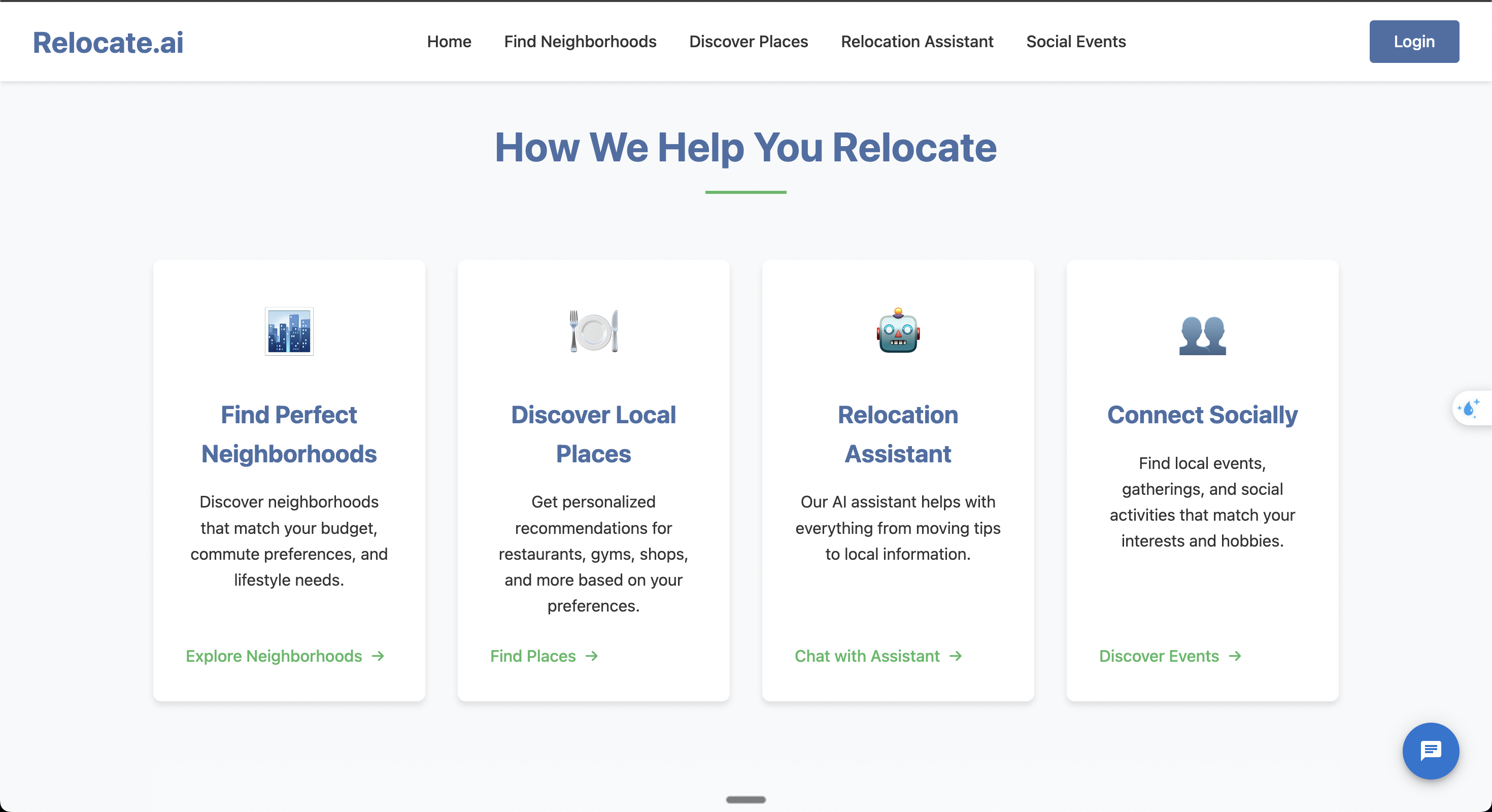 Relocate AI screenshot 2